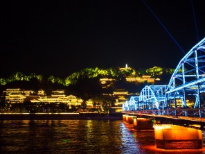 白塔山公園&中山橋@甘粛省蘭州