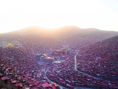 ラルンガルゴンパ(色達仏学院/色达佛学院)@四川省セルタ(色達/色达)